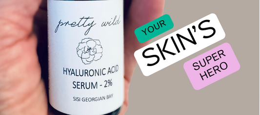 SiSi Georgian Bay pretty wild Hyaluronic Acid serum is your skincare superhero
