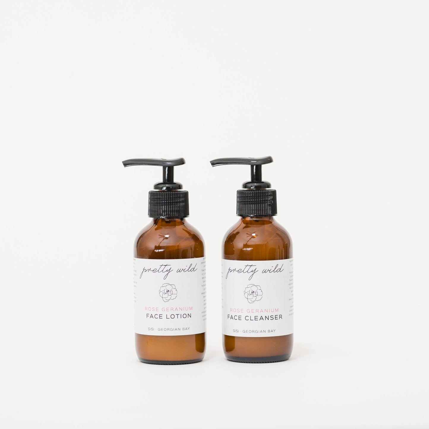 Pretty Wild Natural Face Lotion and Face Cleanser by SiSi Georgian Bay