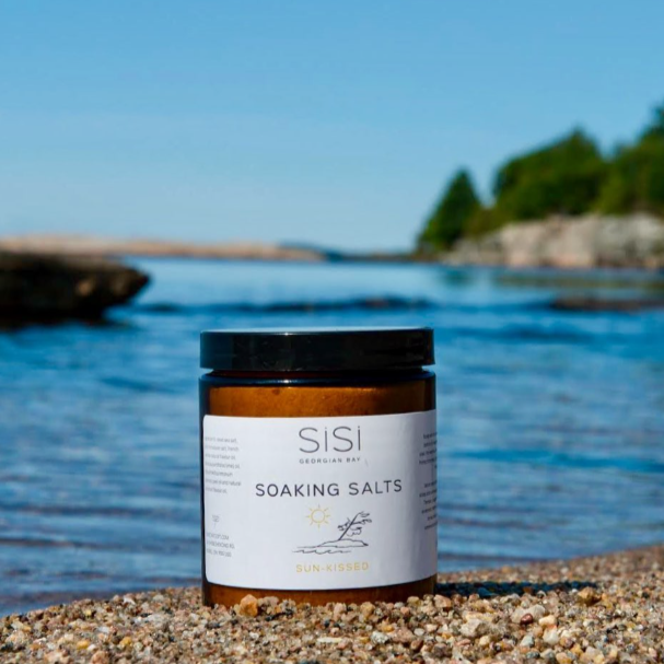 Nature inspired Sunkissed Soaking Salts by SiSi Georgian Bay