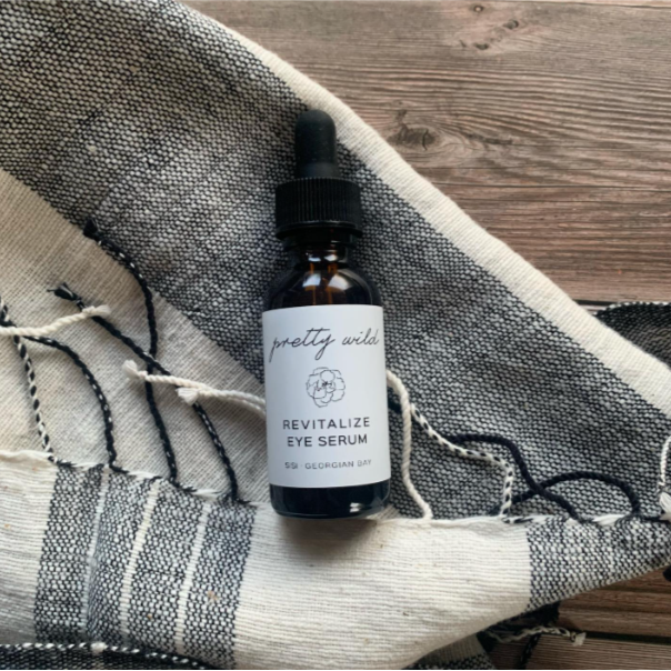 pretty wild revitalize eye serum handcrafted by SiSi Georgian Bay for your natural skincare needs
