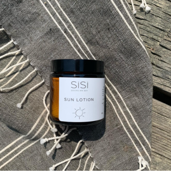 bring your SiSi Georgian Bay Zinc Sun Lotion with you