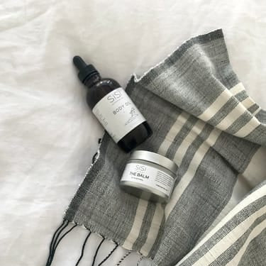 an all natural multi-purpose skincare balm to soothe and soften dry irritated skin by SiSi Georgian Bay
