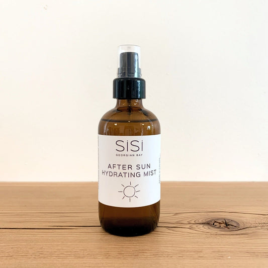 A lovely After Sun Hydrating Mist inspired by nature. Eco-friendly sustainable skincare handcrafted in Northern Ontario with natural and organic botanical ingredients, utilizing gentle yet potent plant based properties.