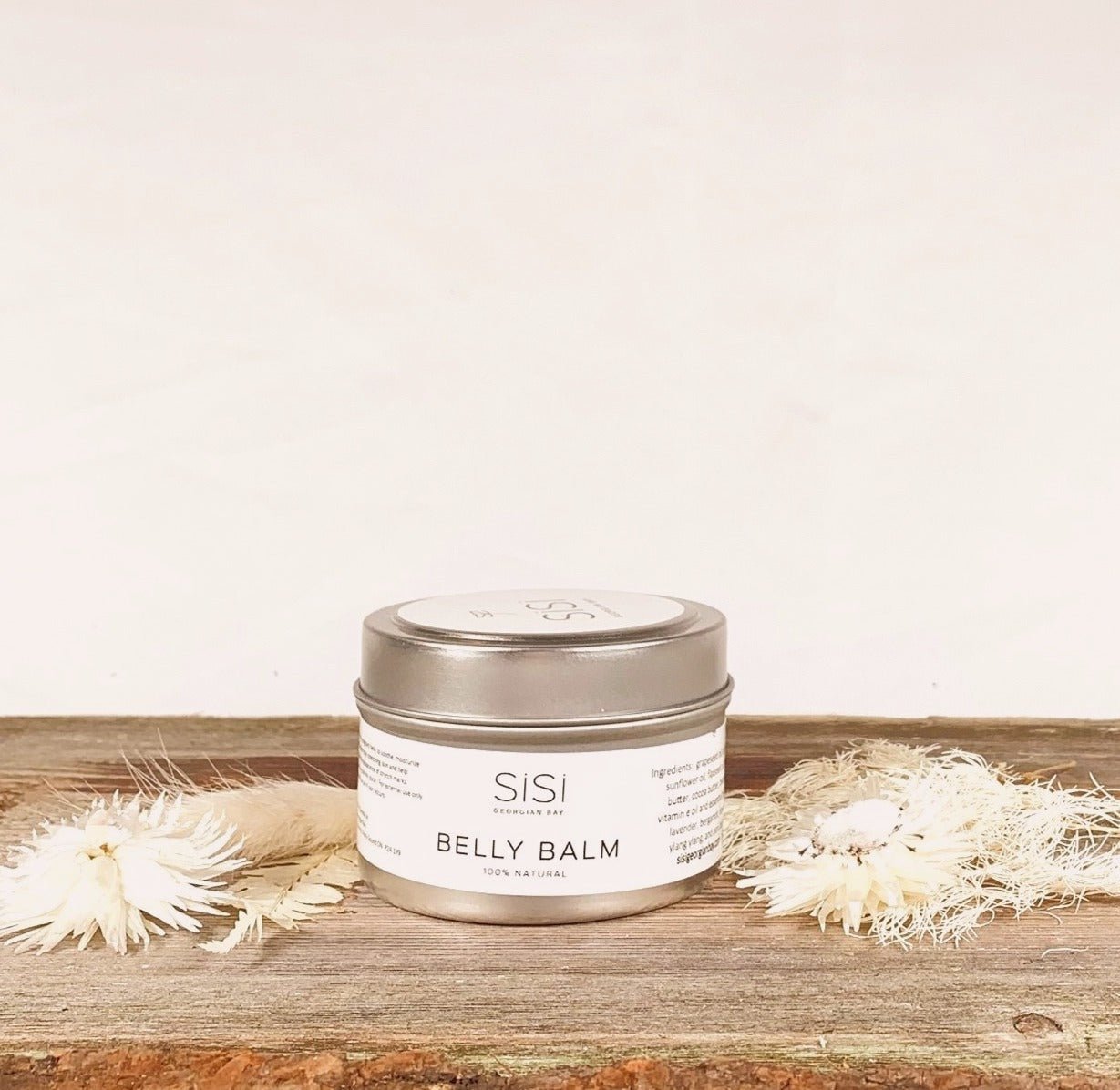 Natural Belly Balm. Soothing, gentle rub for belly.  Hydrating balm.  Mothers-to-be can use as a soothing rub to help skin stay hydrated and moisturized.