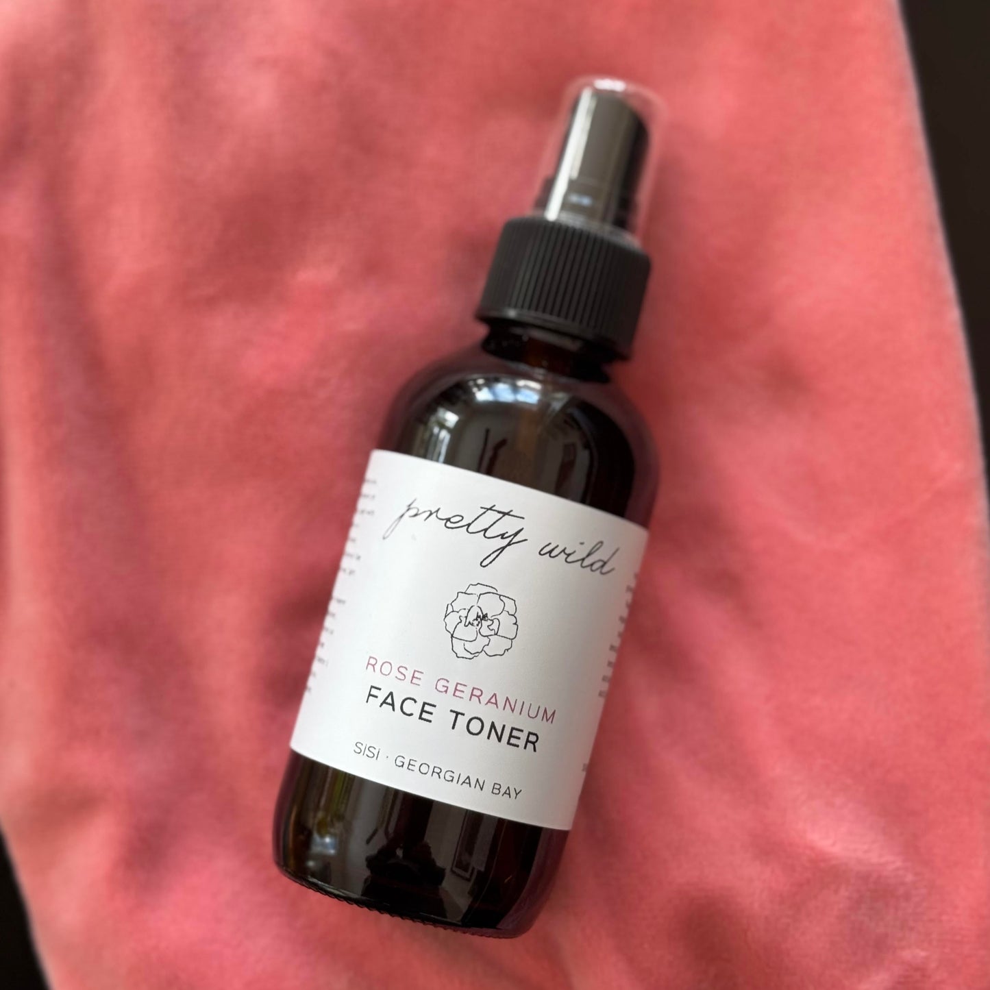 Lovely SiSi Georgian Bay Rose Geranium Face Toner is an essential part of your natural skincare ritual