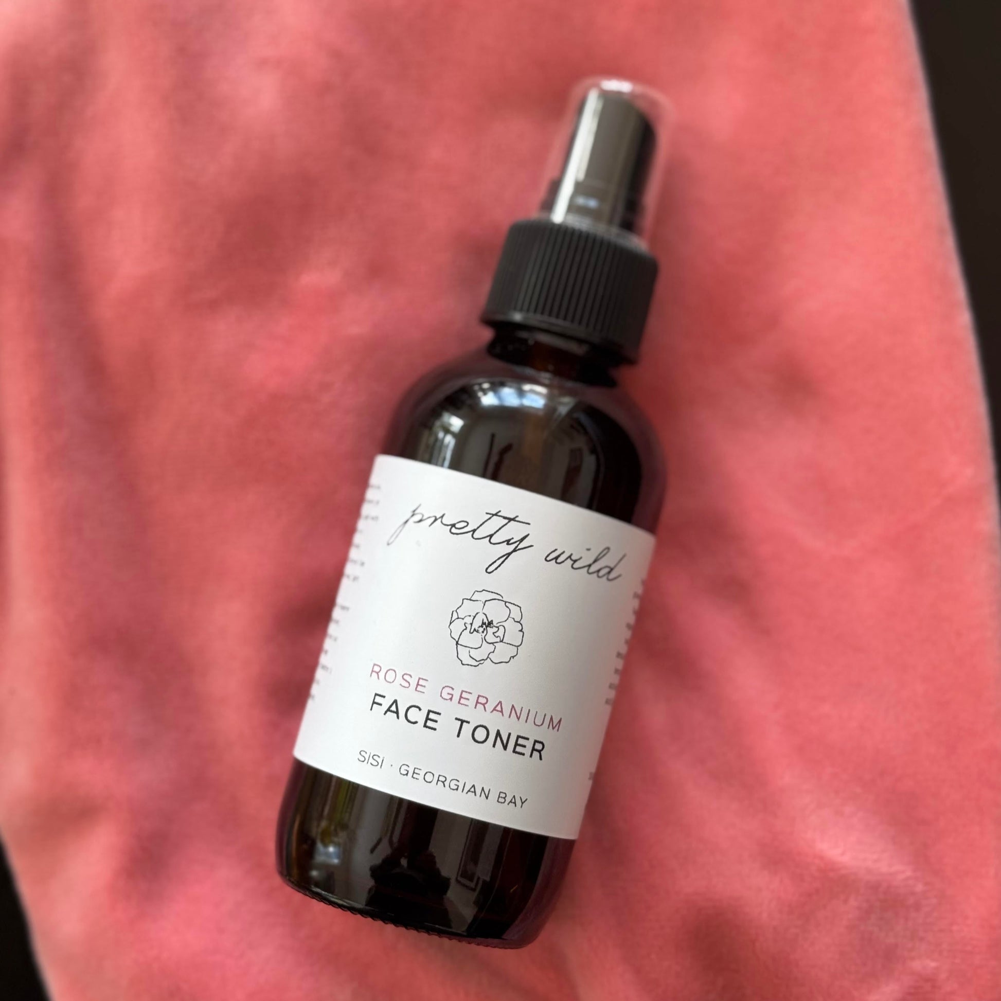 Lovely SiSi Georgian Bay Rose Geranium Face Toner is an essential part of your natural skincare ritual