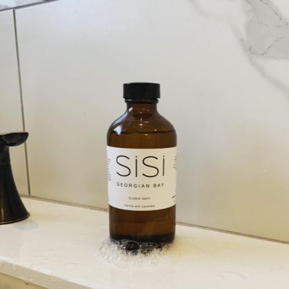 SiSi Georgian Bay natural skincare for bath-time - Lavender Vanilla Bubble Bath